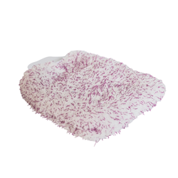Violet-White Microfiber Glove